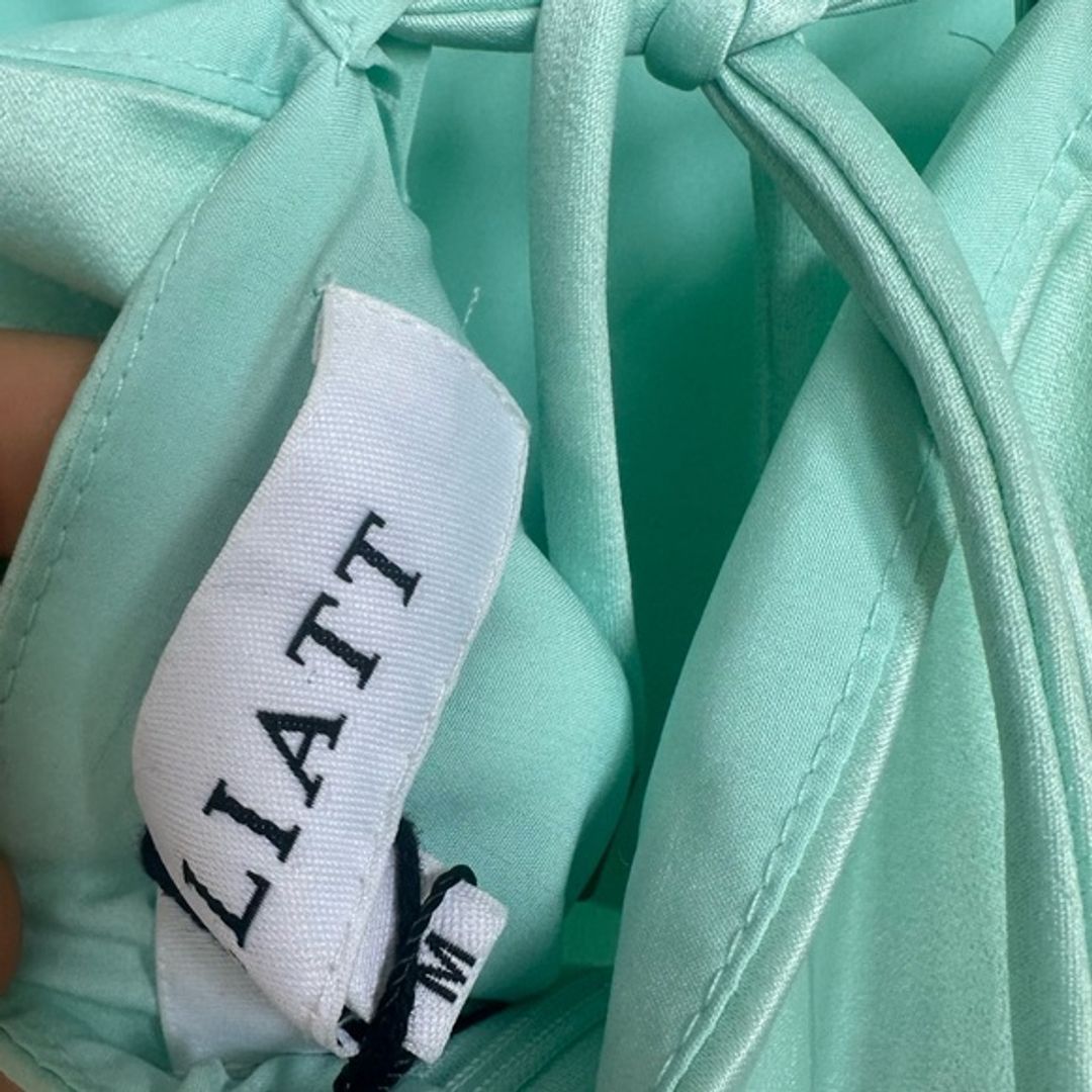 NWT Elliatt CORDELIA Mint Layered Spaghetti-Strap Mini Dress