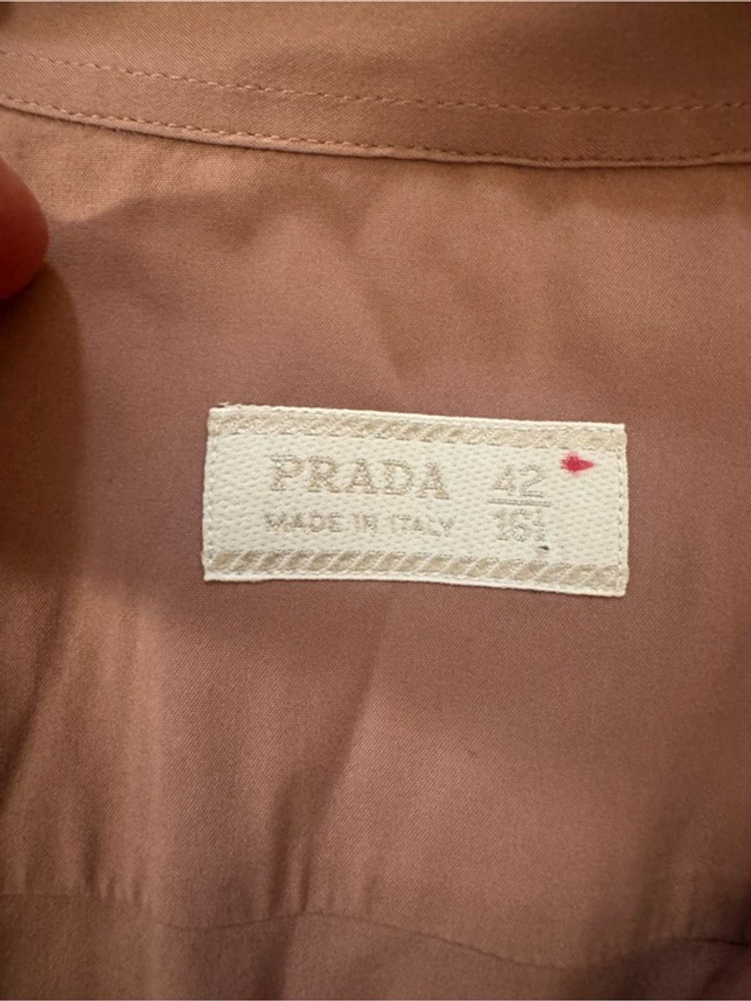 Prada Oversized Relaxed Button Down Shirt