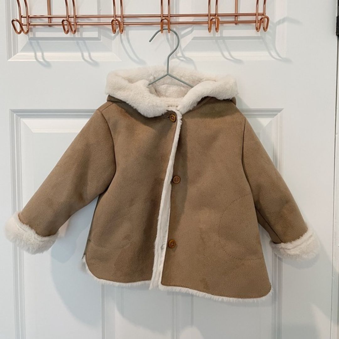 Zara Kids Contrasting Double Sided Coat